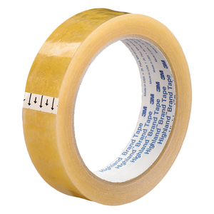 TRANSPARENT TAPE, 3" CORE, 1" X 72 YDS, CLEAR by Highland