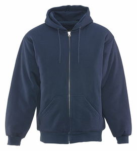 SWEATSHIRT INSULATED QUILTED NAVY XL by RefrigiWear