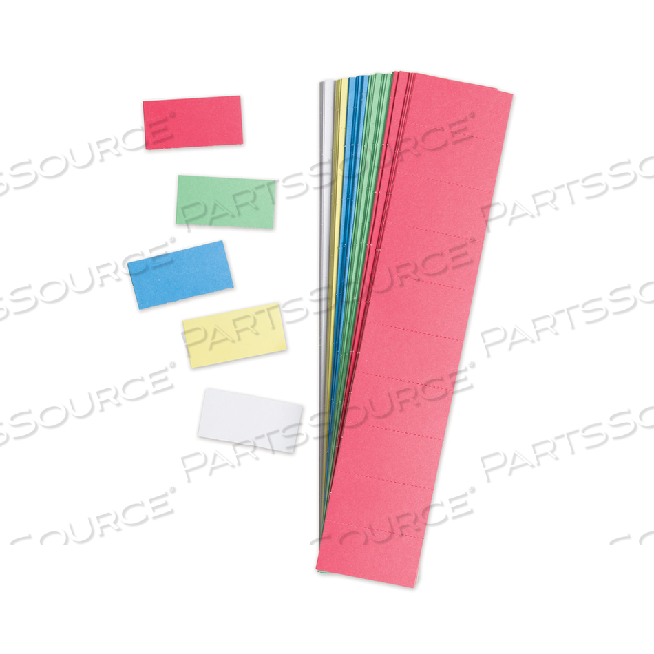 DATA CARD REPLACEMENT, 2 X 1, ASSORTED COLORS by U Brands
