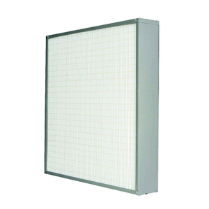 PANEL MINIPLEAT FILTER, PLASTIC - NO HEADER FRAME, MERV 14, 95% EFFICIENCY, 20X20X4 by Brookaire Company, LLC PANEL MINIPLEAT FILTER, PLASTIC - NO HEADER FRAME, MERV 14, 95% EFFICIENCY, 20X20X4 by Brookaire Company, LLC