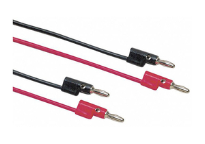 BANANA PLUG PATCH CORD STACKABLE RED by Pomona Electronics