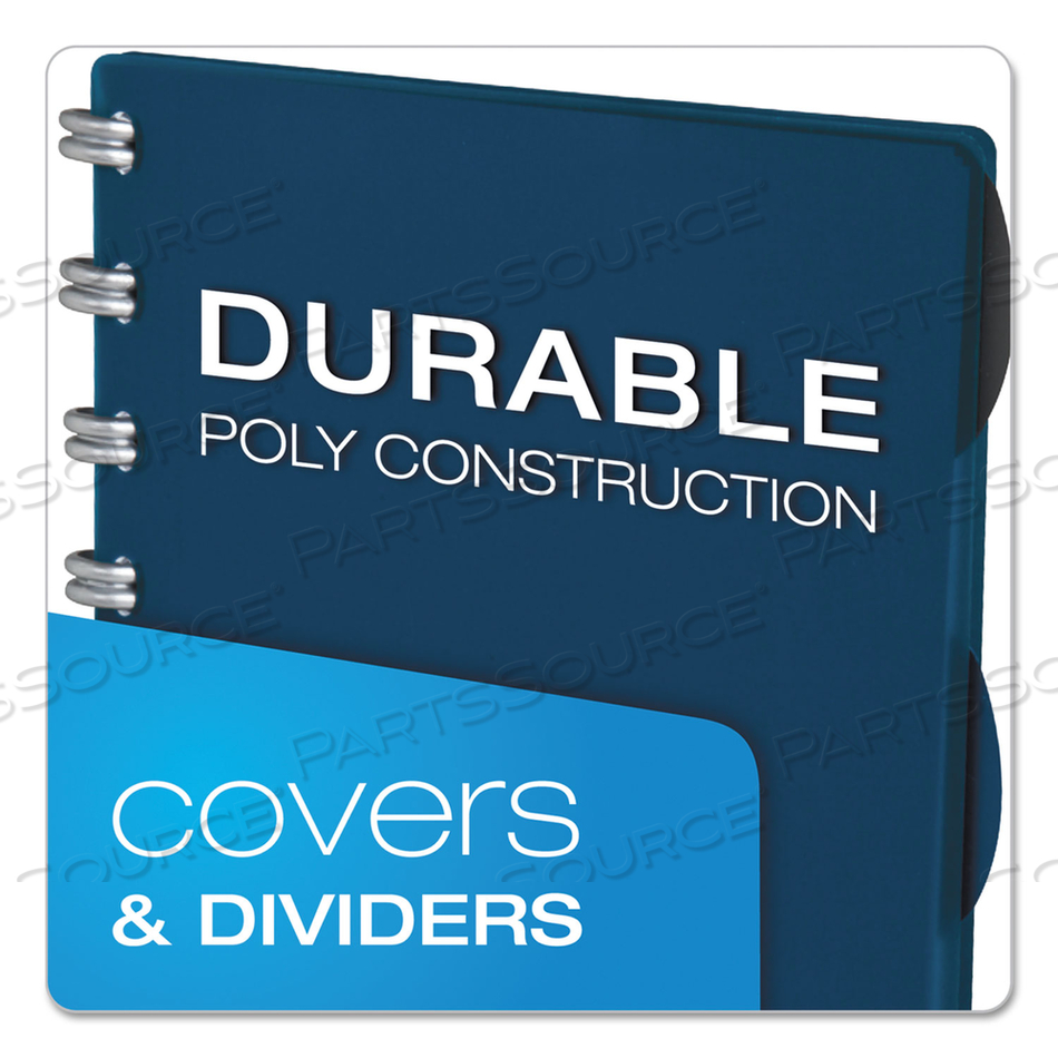 VERSA CROSSOVER NOTEBOOK, 3 SUBJECT, WIDE/LEGAL RULE, NAVY COVER, 11 X 8.5, 60 SHEETS by Ampad Corporation