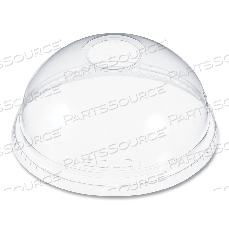 ULTRA CLEAR DOME COLD CUP LIDS, FITS 16 OZ TO 24 OZ CUPS, PET, CLEAR by Dart Container Corporation ULTRA CLEAR DOME COLD CUP LIDS, FITS 16 OZ TO 24 OZ CUPS, PET, CLEAR by Dart Container Corporation