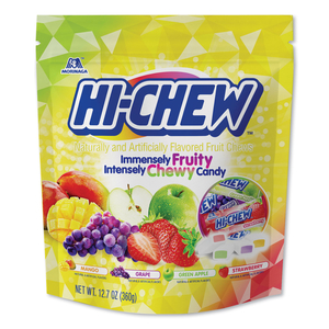 FRUIT CHEWS, ORIGINAL STAND UP POUCH, 12.7 OZ, 6/CARTON by Hi-Chew