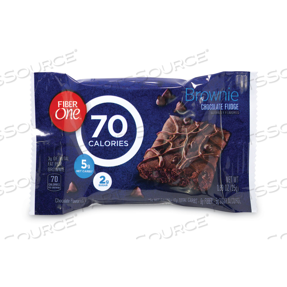 70 CALORIE CHOCOLATE FUDGE BROWNIES, 0.89 OZ, 40 COUNT 