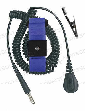 WRIST STRAP WITH CORD GROUND by Desco