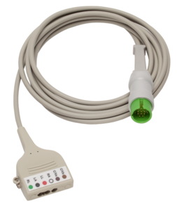 ECG COMBINER CABLES, SHIELDED, TRULINK®, 305CM LENGTH, 3 NUMBER OF LEADS, WITH AAMI COLOR CODING by Spacelabs Healthcare ECG COMBINER CABLES, SHIELDED, TRULINK®, 305CM LENGTH, 3 NUMBER OF LEADS, WITH AAMI COLOR CODING by Spacelabs Healthcare