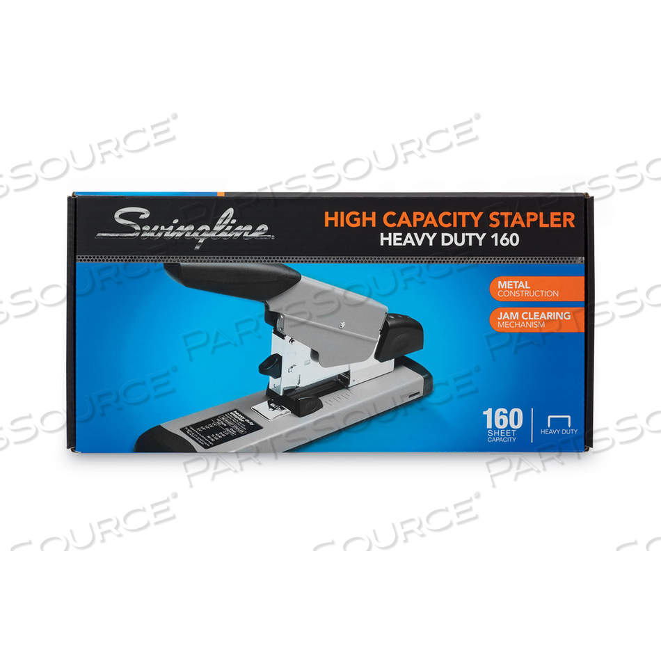 HEAVY-DUTY STAPLER, 160-SHEET CAPACITY, BLACK/GRAY by Swingline GBC HEAVY-DUTY STAPLER, 160-SHEET CAPACITY, BLACK/GRAY by Swingline GBC