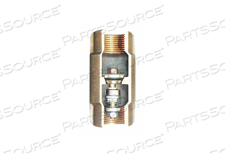 SPRING CHECK VALVE BRONZE 1-1/2 FNPT by Simmons