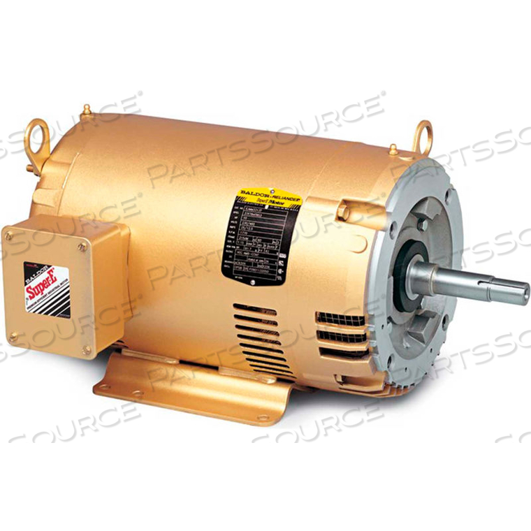 PUMP MOTOR, 3 PHASE, 1.5 HP, 230/460 VOLTS, 1800 RPM, 60 HZ, ODP, 145JM by BALDOR PUMP MOTOR, 3 PHASE, 1.5 HP, 230/460 VOLTS, 1800 RPM, 60 HZ, ODP, 145JM by BALDOR