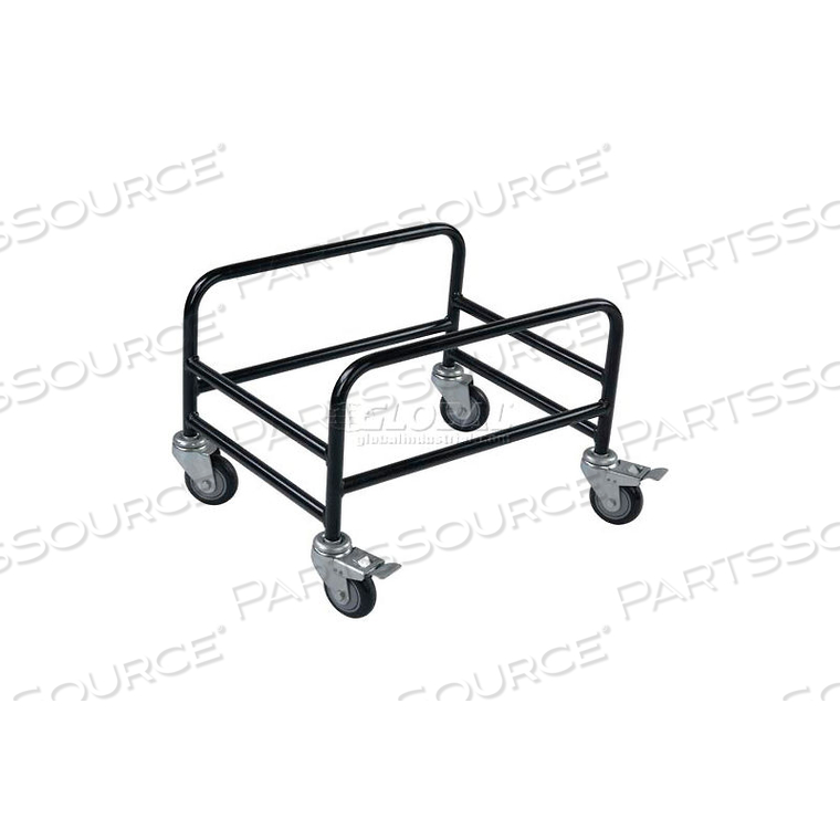 HAND BASKET STAND WITH WHEELS FOR 28 LITER SHOPPING BASKETS by Versacart Systems, Inc.