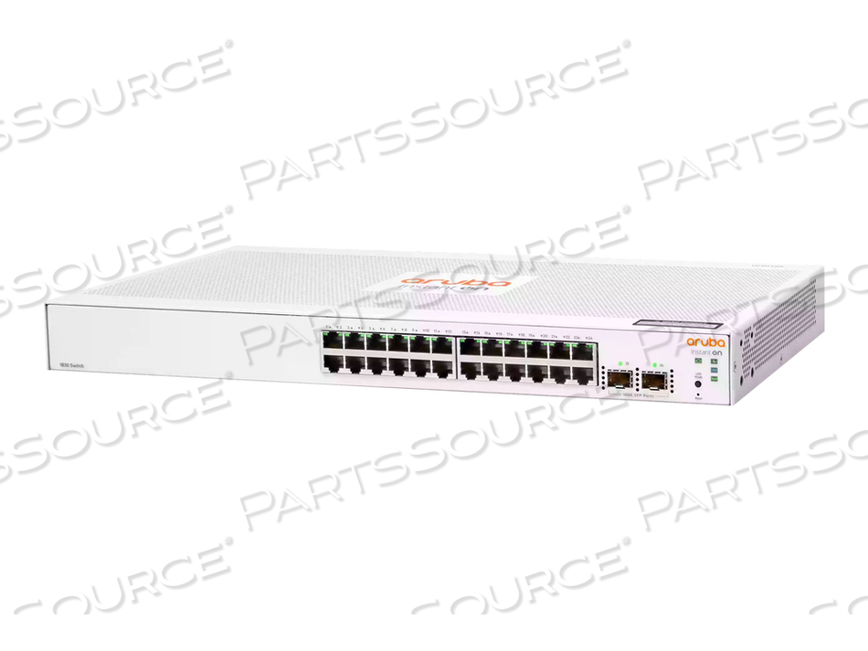 HPE ARUBA INSTANT ON 1830 24G 2SFP SWITCH, SWITCH, SMART, 24 X 10/100/1000 + 2 X GIGABIT SFP, DESKTOP, RACK-MOUNTABLE by HP (Hewlett-Packard)