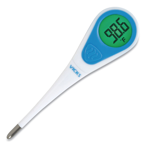 SPEEDREAD DIGITAL THERMOMETER WITH FEVER INSIGHT, WHITE/BLUE by Vicks