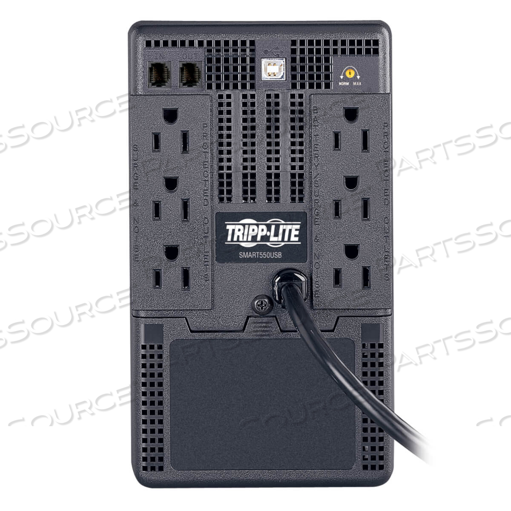 UPS 550VA 300W BATTERY BACK UP TOWER AVR 120V USB RJ11 6 OUTLETS by Tripp Lite