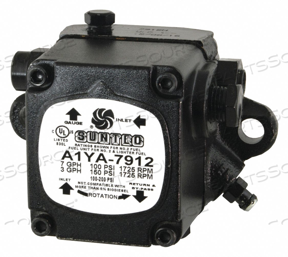 OIL BURNER PUMP 3GPH 1725RPM by Suntec