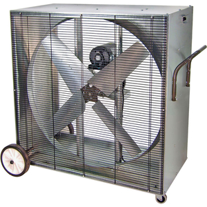 54" 1 SPEED 5 HP 230/460V 3-PHASE OPEN DRIP PROOF MOTOR BELT DRIVE BOX FAN by Triangle Engineering