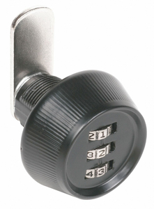 COMBINATION KNOB KEYLESS CAM LOCK BLACK by CCL