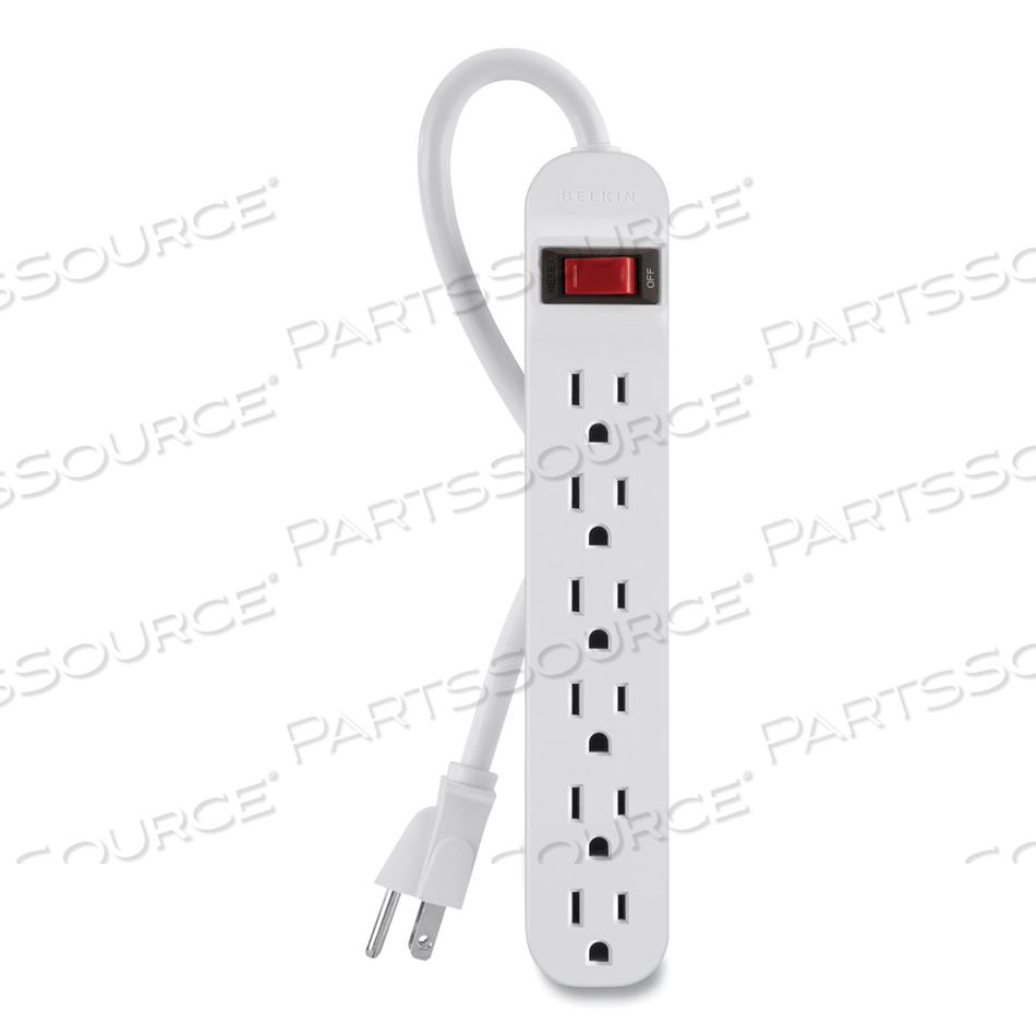 POWER STRIP, OUTPUT CONNECTORS: 6, 35.8 IN CORD by Belkin POWER STRIP, OUTPUT CONNECTORS: 6, 35.8 IN CORD by Belkin