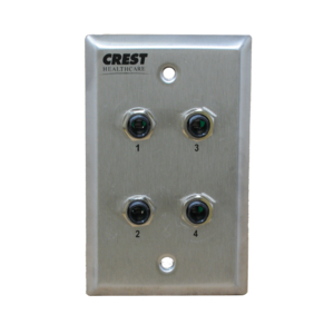 AUXILIARY ALARM 4 INPUT STATION FOR RAULAND RESPONDER IV AND RESPONDER 4000 by Crest Healthcare