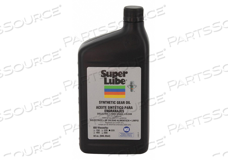 SYNTHETIC GEAR OIL ISO 320 1 QT. by Super Lube