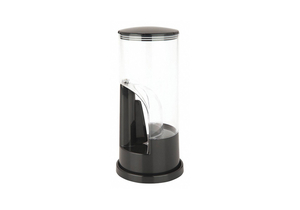 COFFEE DISPENSER 8 OZ. BLACK/CHROME by Honey-Can-Do COFFEE DISPENSER 8 OZ. BLACK/CHROME by Honey-Can-Do