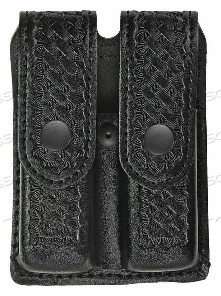 MAGAZINE POUCH SYNTHETIC LEATHER BLACK by Heros Pride