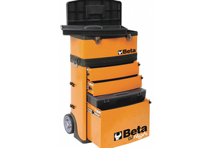 PORTABLE TOOL BOX ORANGE OVERALL 4 H by Beta