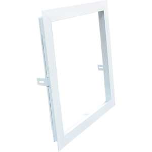 PLASTER FRAME FOR LAY-IN AIR DIFFUSER, 1' X 1', WHITE, PK2 by American Louver PLASTER FRAME FOR LAY-IN AIR DIFFUSER, 1' X 1', WHITE, PK2 by American Louver