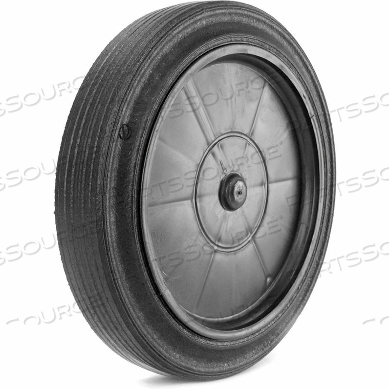 ROLL-TECH 10" X 2" SOLID RUBBER WHEEL - AXEL SIZE 3/4" by Martin Wheel Co.