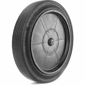 ROLL-TECH 10" X 2" SOLID RUBBER WHEEL - AXEL SIZE 3/4" by Martin Wheel Co.