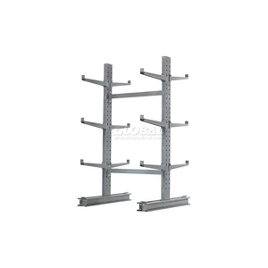 DOUBLE SIDED MD CANTILEVER RACK STARTER, 48"W X 54"D X 6'H, 16200 LB CAP, FOR USE W/1000 SERIES, 2" LIP by Modern Equipment (Meco) DOUBLE SIDED MD CANTILEVER RACK STARTER, 48"W X 54"D X 6'H, 16200 LB CAP, FOR USE W/1000 SERIES, 2" LIP by Modern Equipment (Meco)