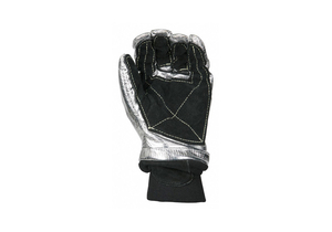 FIREFIGHTERS GLOVES L BLK/SLVR PR by Shelby