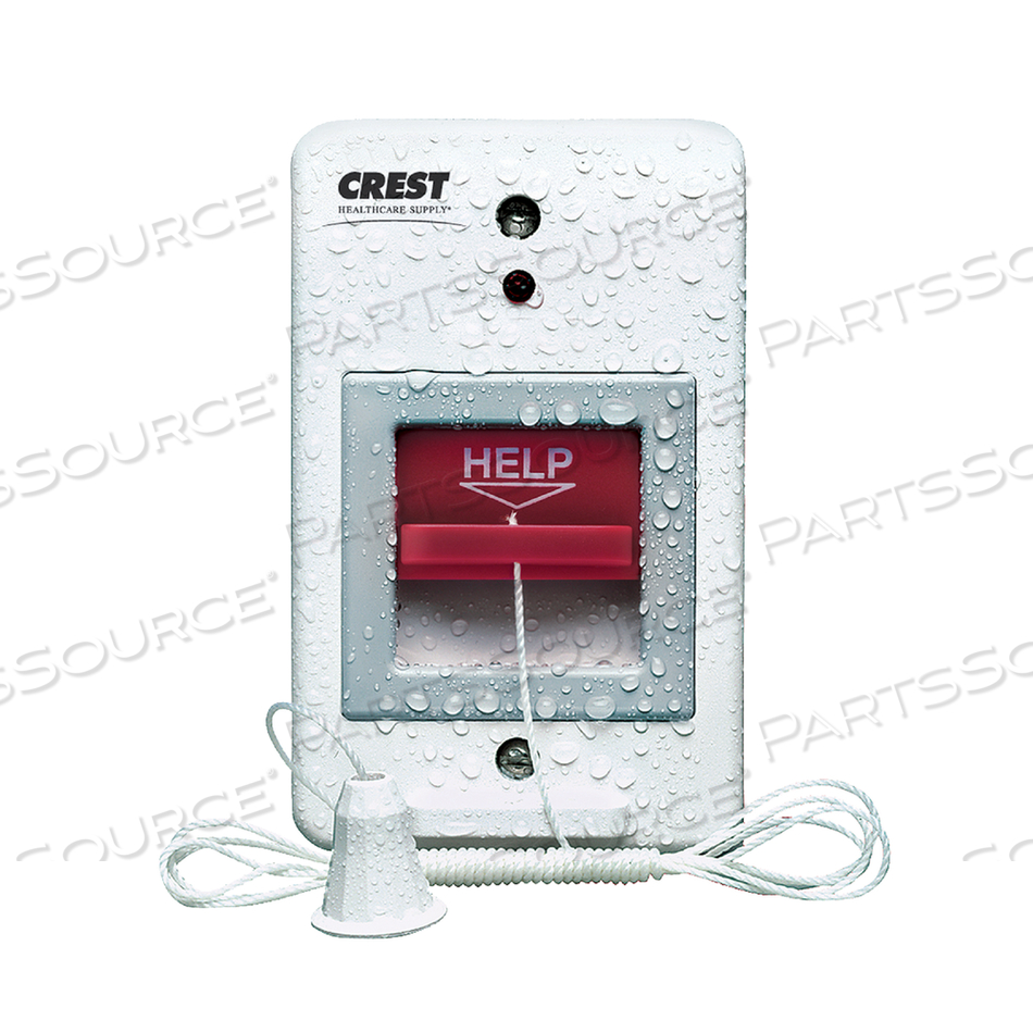 EMERGENCY PULLCORD STATION, WATERPROOF, CREST REPLACEMENT by Crest Healthcare