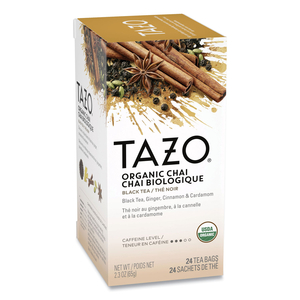 CHAI ORGANIC BLACK TEA, FILTER BAG, 24/BOX by Tazo