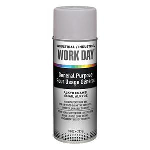 INDUSTRIAL WORK DAY ENAMEL PAINT, 16 OZ, AEROSOL CAN, GRAY PRIMER by Krylon