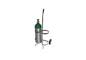 OXYGEN CYLINDER CART, 21 LB, 2.5 IN DIA by FWF Medical Products (Welded Products Inc) 
