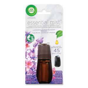 ESSENTIAL MIST REFILL, LAVENDER AND ALMOND BLOSSOM, 0.67 OZ BOTTLE, 6/CARTON by Air Wick