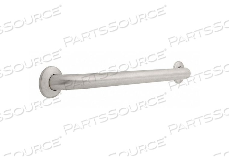 GRAB BAR SILVER 24 IN L by Franklin Brass GRAB BAR SILVER 24 IN L by Franklin Brass