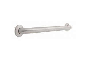 GRAB BAR SILVER 24 IN L by Franklin Brass