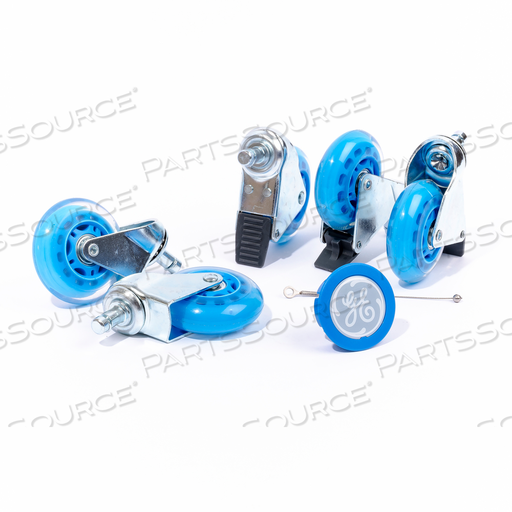 DINAMAP ROLLSTAND CASTERS SET WITH ANTI-STATIC DRAG by GE Medical Systems Information Technology (GEMSIT) DINAMAP ROLLSTAND CASTERS SET WITH ANTI-STATIC DRAG by GE Medical Systems Information Technology (GEMSIT)