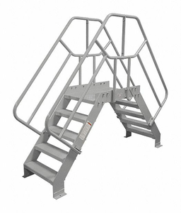 CROSSOVER BRIDGE 7 STEP STEEL 98IN. H. by Cotterman CROSSOVER BRIDGE 7 STEP STEEL 98IN. H. by Cotterman