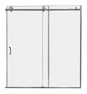 TUB DOOR ALUMINUM SILVER 60 X 62 SZ by Foremost