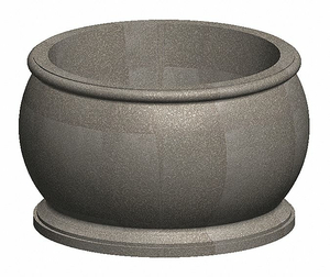 SECURITY PLANTER CONCRETE 36 IN H by Petersen Manufacturing Co. Inc. SECURITY PLANTER CONCRETE 36 IN H by Petersen Manufacturing Co. Inc.
