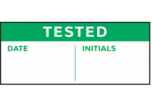 INSPECTION LABEL ENGLISH QUALITY PK350 by Strance, Inc.