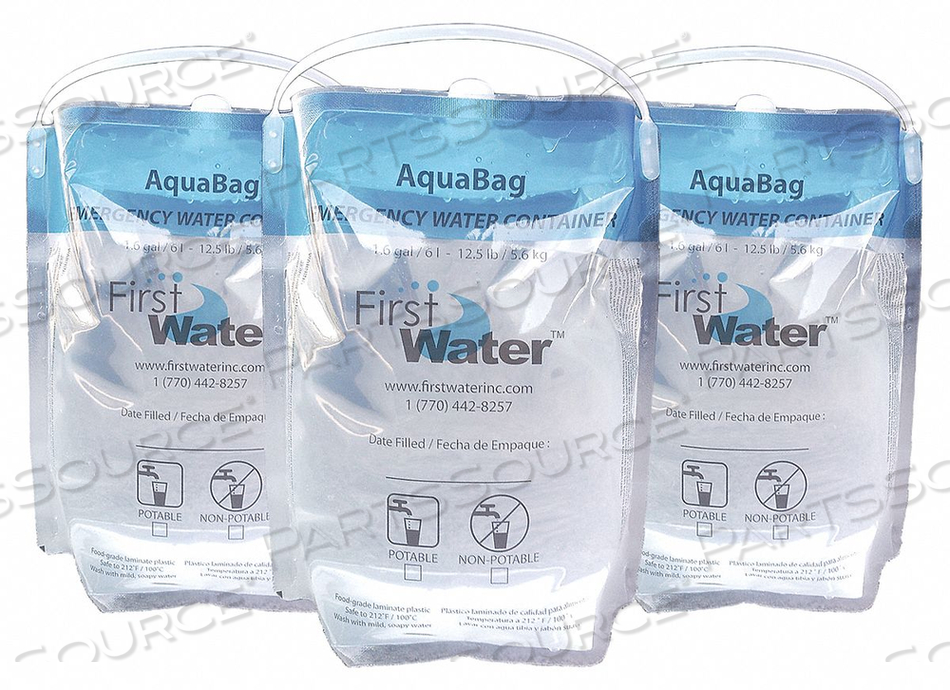 DRINKING WTR CONTAINER 1.5 GAL CLR PK200 by First Water