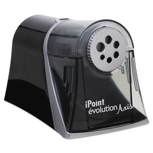 IPOINT EVOLUTION AXIS PENCIL SHARPENER, AC-POWERED, 5 X 7.5 X 7.25, BLACK/SILVER by Westcott