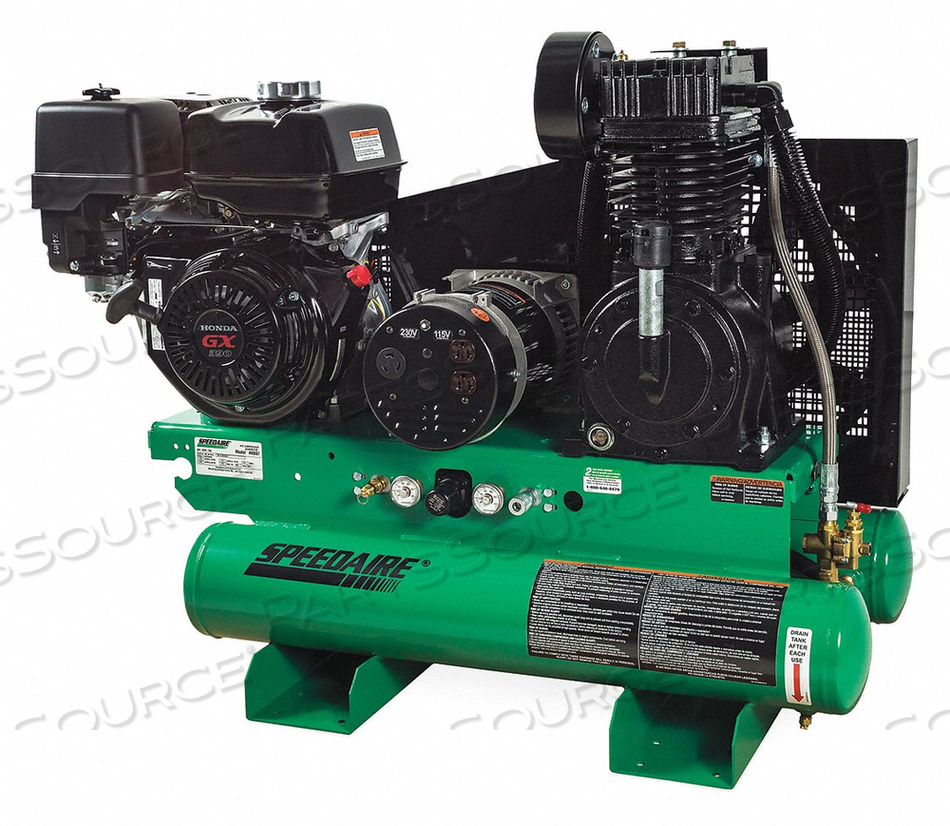 STATIONARY AIR COMPR/GENERATOR 2 STAGE by Speedaire