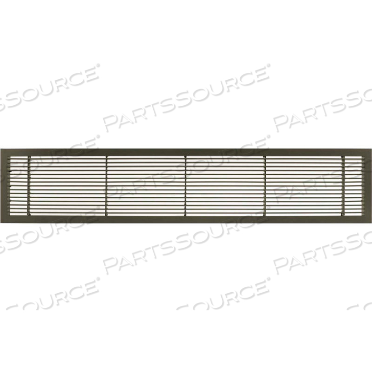 AG10 SERIES 4" X 48" SOLID ALUM FIXED BAR SUPPLY/RETURN AIR VENT GRILLE, ANTIQUE BRONZE by Giumenta Corp-Architectural Grille AG10 SERIES 4" X 48" SOLID ALUM FIXED BAR SUPPLY/RETURN AIR VENT GRILLE, ANTIQUE BRONZE by Giumenta Corp-Architectural Grille