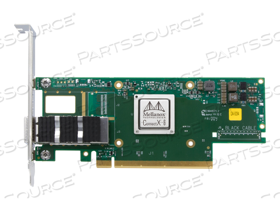 MELLANOX CONNECTX-6 VPI MCX653105A-ECAT-SP, SINGLE PACK, NETWORK ADAPTER, PCIE 4.0 X16, 100GB ETHERNET / 100GB INFINIBAND QSFP28 X 1 by NVIDIA MELLANOX CONNECTX-6 VPI MCX653105A-ECAT-SP, SINGLE PACK, NETWORK ADAPTER, PCIE 4.0 X16, 100GB ETHERNET / 100GB INFINIBAND QSFP28 X 1 by NVIDIA