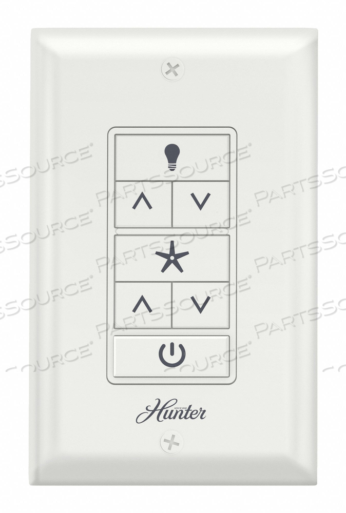 WALL CONTROL FAN SPEEDS by Hunter Fan Co. / Casablanca Fand Co.